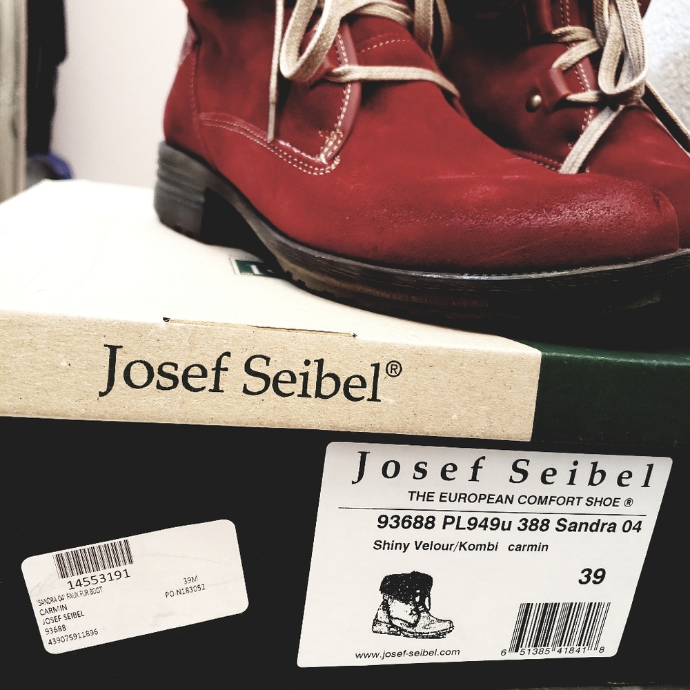 $200 msrp COMFORT JOSEF SEIBEL  BOOTIE 39 - Picture 4 of 6